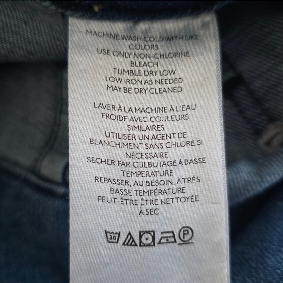 Maeve Anthropologie Denim Shorts Blue Stretch Jean Shorts Mid Rise Sz 29 - Picture 10 of 11